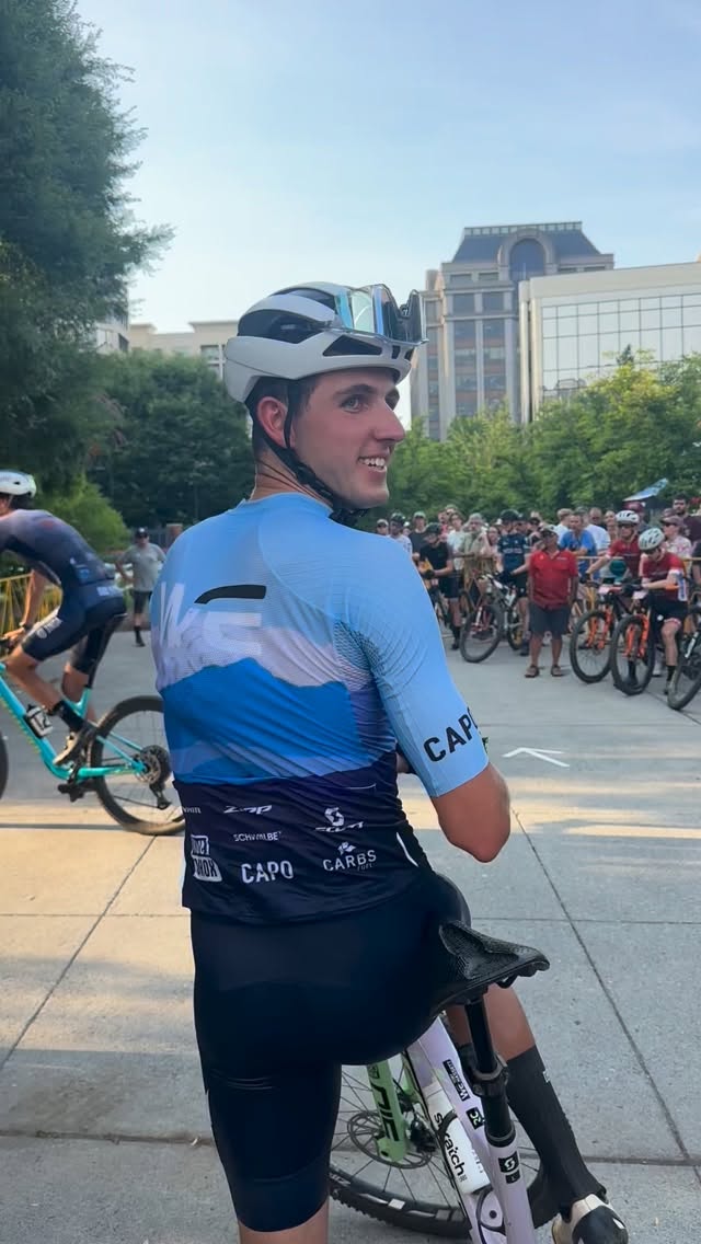 Day 1 of racing at @usacycling National Championships for the WE Development crew. Hot, fast and furious on the urban XCC course in downtown Roanoke. 

Congrats to @_charlie__thomas_ for sprinting to 3rd 🥉in Jr Men 17-18! 

Other notable finishes were @toby_hassett placing 9th in Elite Men and @greyson_stevens2 placing 9th in Jr Men 15-16.